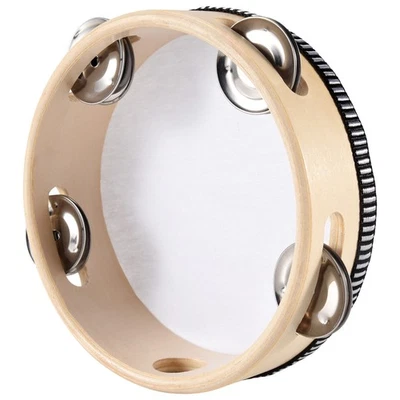 6 Inches Early Education Teaching Aids Hand Tambourine Children Percussion4418 - Image 1 of 4