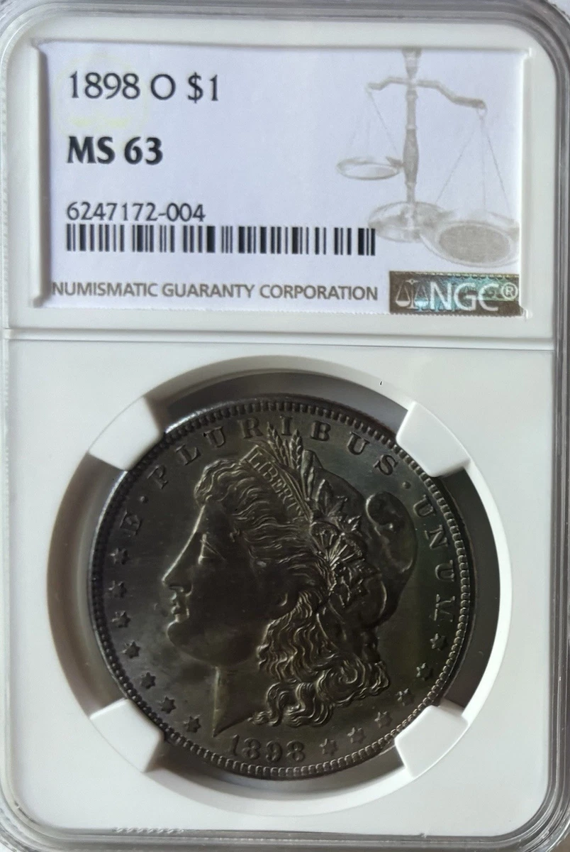 MS 63 Graded 1898 Year Morgan US Dollars (1878-1921) for sale | eBay