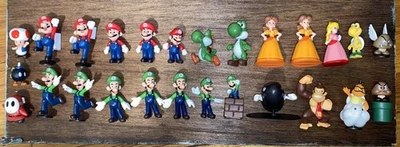 Nintendo Super Mario PVC 2.5” Figures 2007-08 Lot of 26 - Image 1 of 3