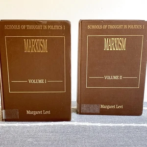 Marxism : Schools of Thought in Politics 1 Volume 1 & II By Margaret Levi - Picture 1 of 21