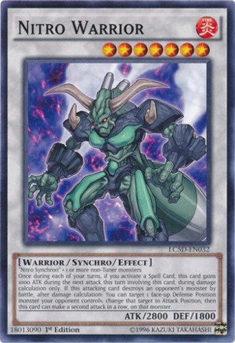 Nitro Warrior - LC5D-EN032 - Common - 1st Edition Near Mint Legendary Collection - Image 1 of 1