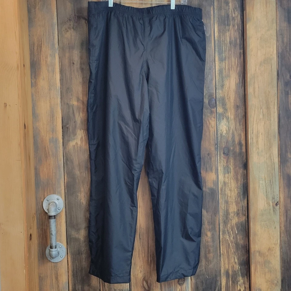 Cabela's Pantalones Negros Resistentes al Agua Cintura Elástica Para Hombre Talla XL Foto 1 de 4