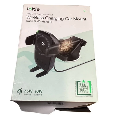 iOttie Easy One Touch Wireless 2 Wireless Charging Car Mount Dash Windshield - Image 1 of 4