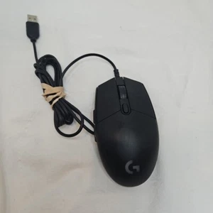 Logitech G203 Prodigy Wired Optical Gaming Mouse BLACK 810-005409 Tested - Used - Imagen 1 de 2