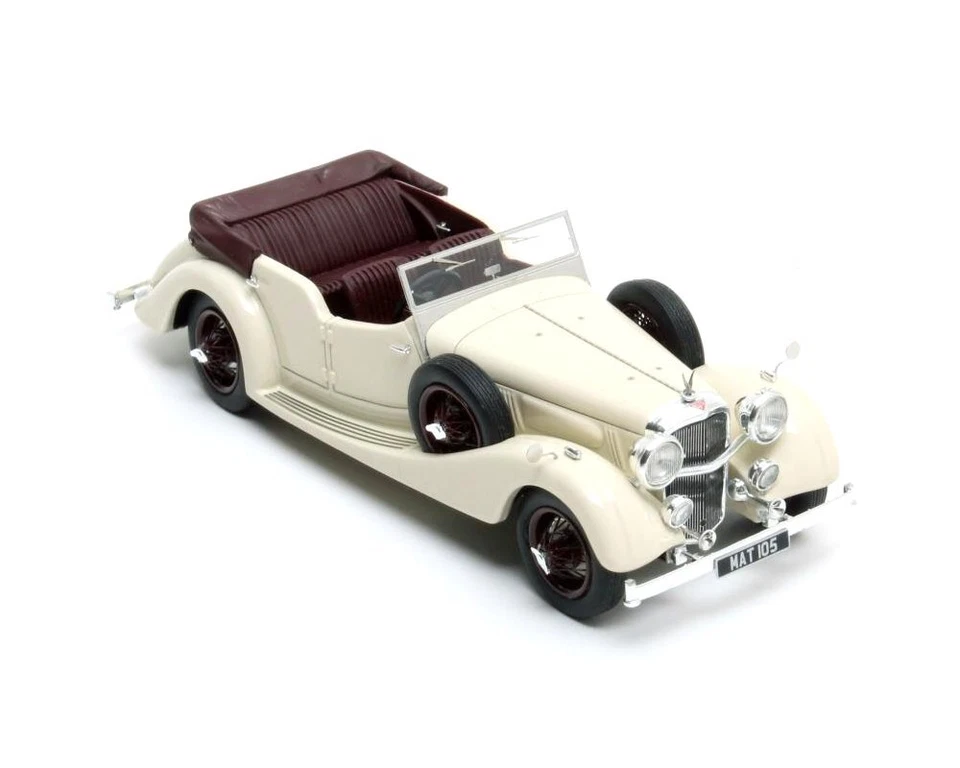1:43 Alvis 34 Litre C and E Tourer by Matrix in White 10105-031 Model Car - Image 1 of 1