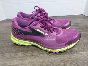 Brooks Launch 3 Running Shoes Women's Size 9.5 - Purple / Yellow   - Picture 1 of 9