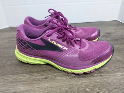 Brooks Launch 3 Running Shoes Women's Size 9.5 - Purple / Yellow   - Image 1 of 4