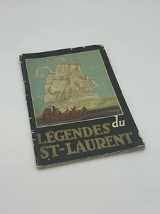 RARE 1926 Legends du ST-Laurent Booklet Canadian Version Pacifique Canadien - Foto 1 di 10