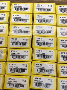 (BOX OF 10) BUSSMANN KTK-10 LIMITRON 10 AMP KTK 10 FUSES 600V NEW FUSES - Picture 1 of 2