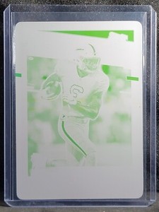 2020 Panini Donruss Optic Gabriel Davis Rated Rookies #187 Yellow Plate 1/1