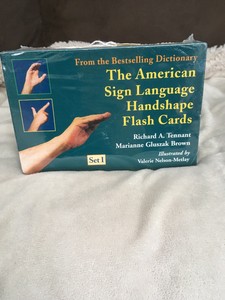 The American Sign Language Handshape Flash Cards Set I