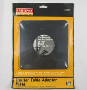 Placa Adaptador Mesa Router Profesional Craftsman 9-25333 925333 - Imagen 1 de 15