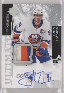 2017 Ultimate Collection Signature Performers Jersey /15 John Tavares Patch Auto