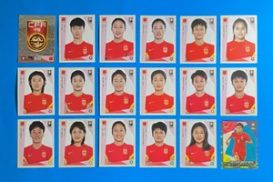 Panini Copa Mundial Femenina 2023 AU-NZ Equipo CHINA Completo 18 Pegatinas - Imagen 1 de 1