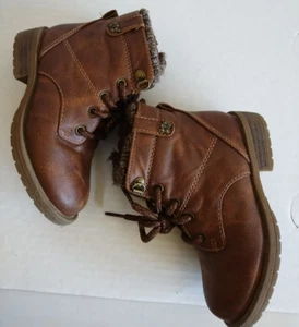 ⭐Wonder Nation Toddler Girls Sweater Knit Boot Chestnut Brown Size 9 Nice!⭐ - Picture 1 of 5