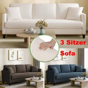 3 Sitzer Sofa Gästesofa Modern Couch 3er Sitzsofa Schlafsofa Wohnzimmer Sofa DE - Bild 1 von 17