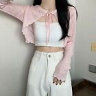 Solid Color Thin Sunscreen Cardigan Korean Style Long Sleeve Thin Coat  Women