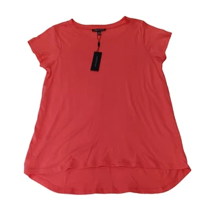 Cable & Gauge coral melon high low tunic top with tags size large - Picture 1 of 10