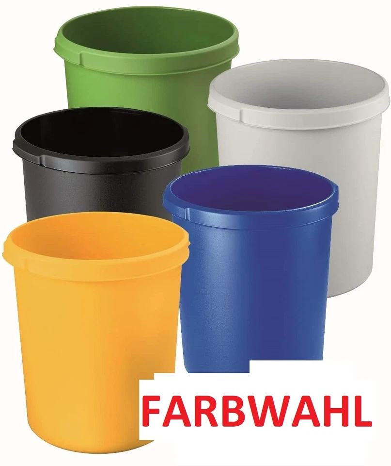 HAN Papierkorb Klassik 1834 – 30 Liter Mülleimer für HOMEOFFICE - Farbwahl * OVP