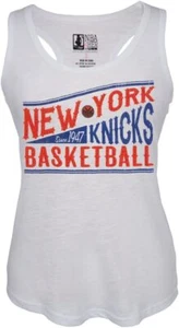 UNK Women's New York Knicks Buzzer Beater Racerback Tank Top - Picture 1 of 1