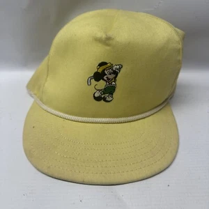 Mickey Mouse Golf Pro Mickey Disney Vintage Strapback Cap Hat - Picture 1 of 3
