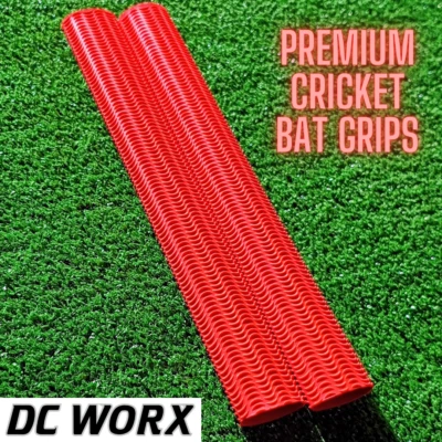 DC WORX - Ripple Cricket Bat Grip - Red - Premium Quality  - AU Stock - image 1 of 3