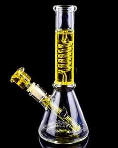 SPESSA Glicerina BECHER Bong FREEZABILE Vetro Tubo Acqua Hookah Cool Bong *USA* - Foto 1 di 4