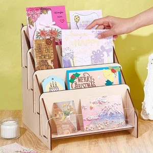 Card Display Stand 4 Tiers Jewelry Storage Stand for Party Household Bedroom - Picture 1 of 4