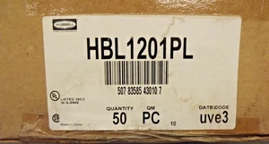 box of 50...HBL1201PL Red pilot switch  Specification Grade - Picture 1 of 12