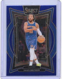 2024-25 Panini Select - Jalen Brunson #42 Concourse Blue Knicks - Picture 1 of 2