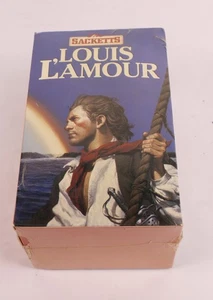 Louis L'Amour The Sacketts Series 5 Paperback Set with Slipcase New Sealed 70's? - Picture 1 of 8