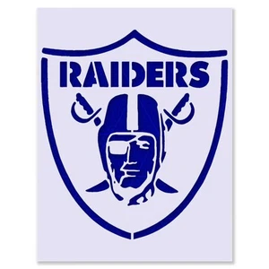 Las Vegas Raiders Stencil – Football Team Fan Art, Sports Craft, Wall Decor - Picture 1 of 4