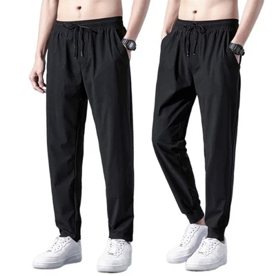 Mens Sweatpants Workout Athletic Running Sweats Lounge Pants Slim Fit Workout - Image 1 of 4