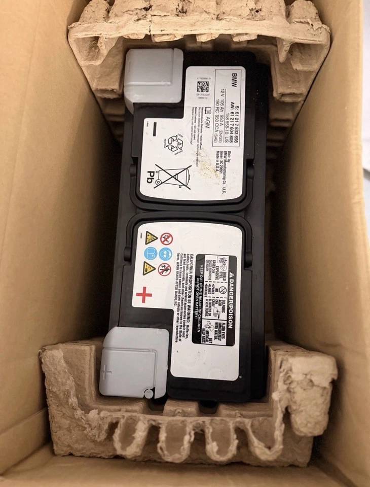 Batterie 12V 105 Ah 950 A AGM TechnologieOriginal BMW - Bild 1 von 1