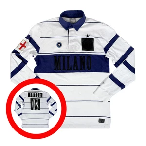 INTER MILAN 2008 NIKE Retro Polo Football Shirt M Italy Rugby Jersey - Picture 1 of 15