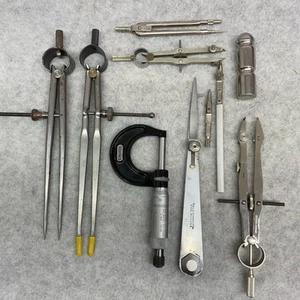 Zeichnungstechnik Maschinisten Werkzeuge Mikrometer Zirkel siehe Beschreibung Liste - Bild 1 von 20
