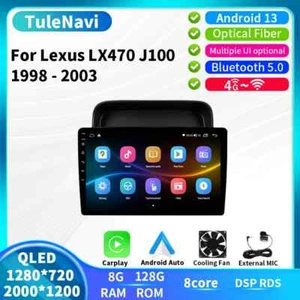 For LEXUS LX470 Land Cruiser LC 100 Carplay 4G Car System Video Player Radio GPS - Picture 1 of 32
