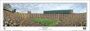 2010 College Michigan The Big House 28 Yard Line Unframed Panoramic Poster 5026 - Picture 1 of 1