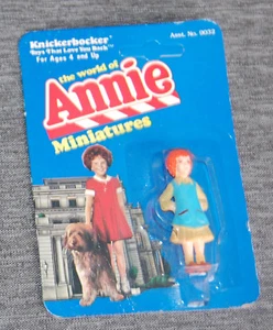 Vintage 1980s Knickerbocker Miniature Little Orphan Annie un-used var 8 - Picture 1 of 1