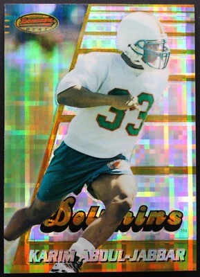1996 Bowman's Best Atomic Refractor #155 Karim Abdul-Jabbar RC - Image 1 of 2