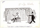 R.F.Rooke "Football goalkeeper relaxing joke" original cartoon artwork newspaper