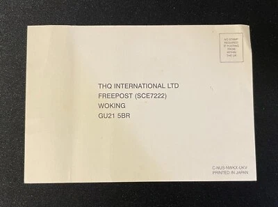 THQ Reg Card Insert Leaflet N64 Nintendo 64 Michael Owen MLS 2000 C-NUS-NWKX-UKV - Image 1 of 2