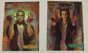 THE X-FILES : OVERSIZED PROMO CARDS ( COLONY/END GAME) - 1995 - Bild 1 von 2