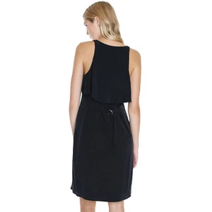 TIBI | $345 The Silk Cape Back Dress in Black – Size 08 - Picture 1 of 8