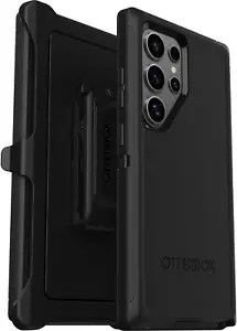 NEW DROP+ Case For Galaxy S24 Ultra OtterBox Defender Series + Holster Black - Picture 1 of 5