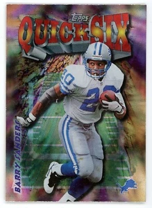 Topps Barry Sanders 1998 carrera mejor rápido mejor #28 Insert Lions - Imagen 1 de 1