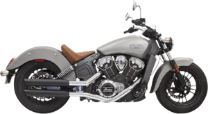 BASSANI Classic Black 3" Slip-On Mufflers for ALL 2014-2016 Indian Scout 8S17BSB - Bild 1 von 1