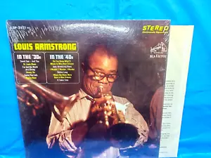 LOUIS ARMSTRONG: in the '30's / in the '40's RCA 12" LP 33 RPM - Picture 1 of 17