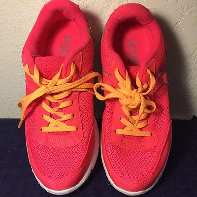 Sapatos rosa marinho antigo tamanho 8 - Imagem 1 de 4