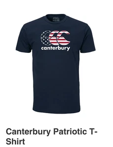 Canterbury RUGBY Patriotic T- USA - Picture 1 of 1